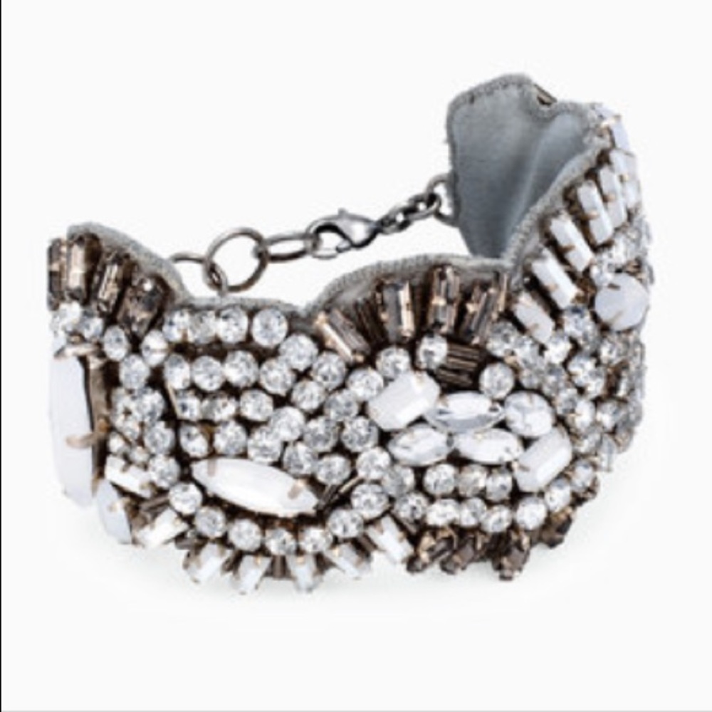 Silver Stella and Dot statement bracelet